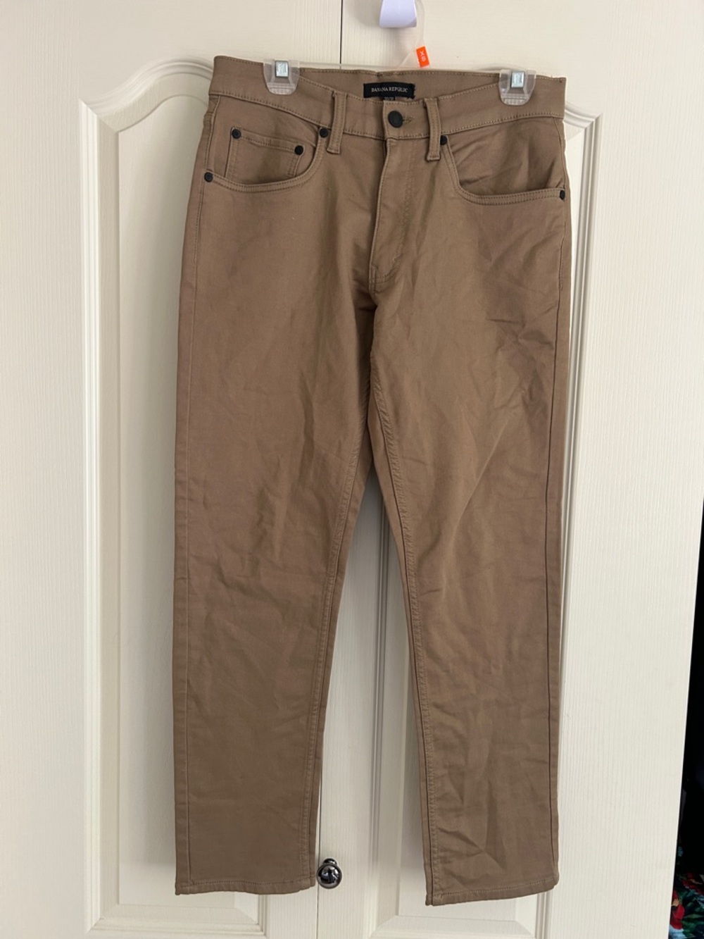 Banana Republic Tan Straight Leg Pants